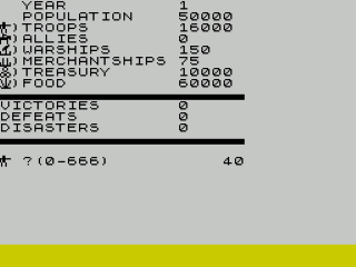 Tyrant of Athens screenshot 2 for ZX Spectrum